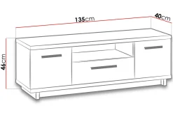 Ingram TV-bänk 40x135 cm