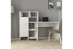 Irbene Skrivbord 135 cm med Förvaring Hyllor + Skåp