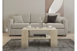 Iris Soffbord 80 cm Beige