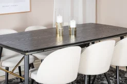 Irunea Förlängningsbar Matgrupp 180 cm inkl 6 Valera Stolar