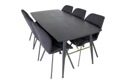 Irunea Förlängningsbar Matgrupp 180 cm inkl 6 Sumoas Stolar