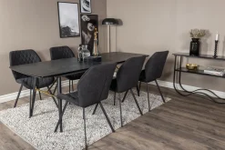 Irunea Förlängningsbar Matgrupp 180 cm inkl 6 Sumoas Stolar
