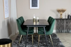 Irunea Förlängningsbar Matgrupp 180cm inkl 6 Valerie Lyx Sto