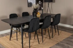 Irunea Förlängningsbar Matgrupp 180 cm inkl 6 Ypas Stolar