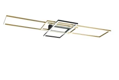 Irvine LED Plafond mattmässing/ mattsvart