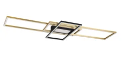 Irvine LED Plafond mattmässing/ mattsvart