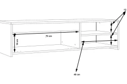 Iztaza Tv-bänk 120 cm
