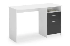 Jackson Skrivbord 123 cm med Förvaring Hylla + Låda + Skåp