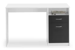 Jackson Skrivbord 123 cm med Förvaring Hylla + Låda + Skåp