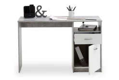 Jackson Skrivbord 123 cm med Förvaring Låda + Skåp + Hylla