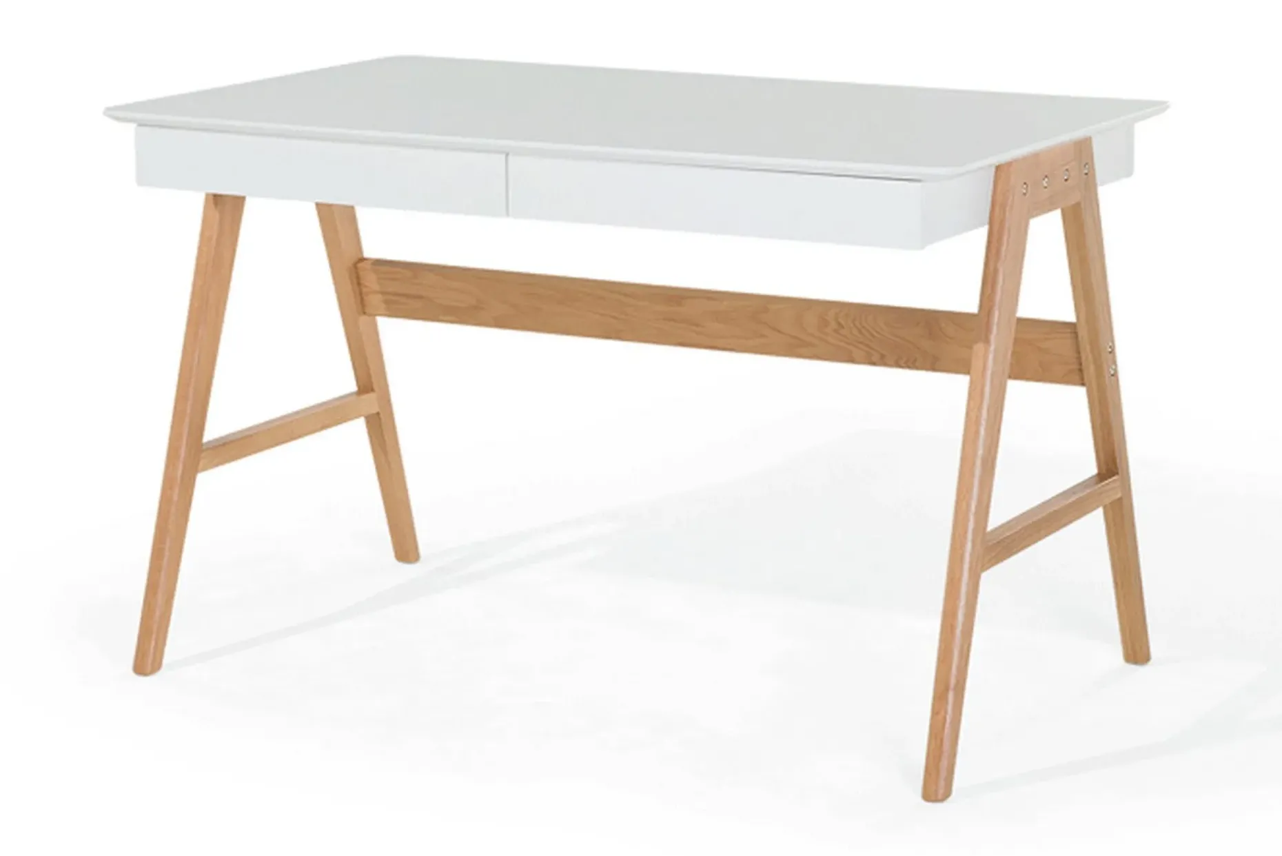 Jahnyia Skrivbord 120 cm med Förvaring 2 Lådor