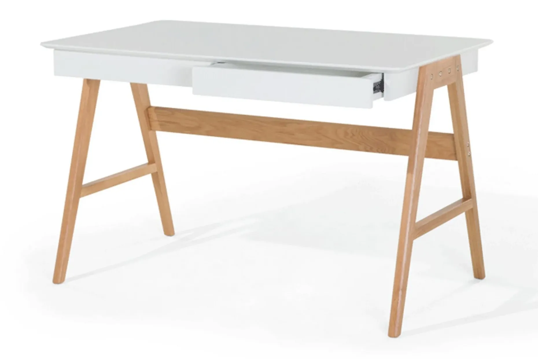 Jahnyia Skrivbord 120 cm med Förvaring 2 Lådor