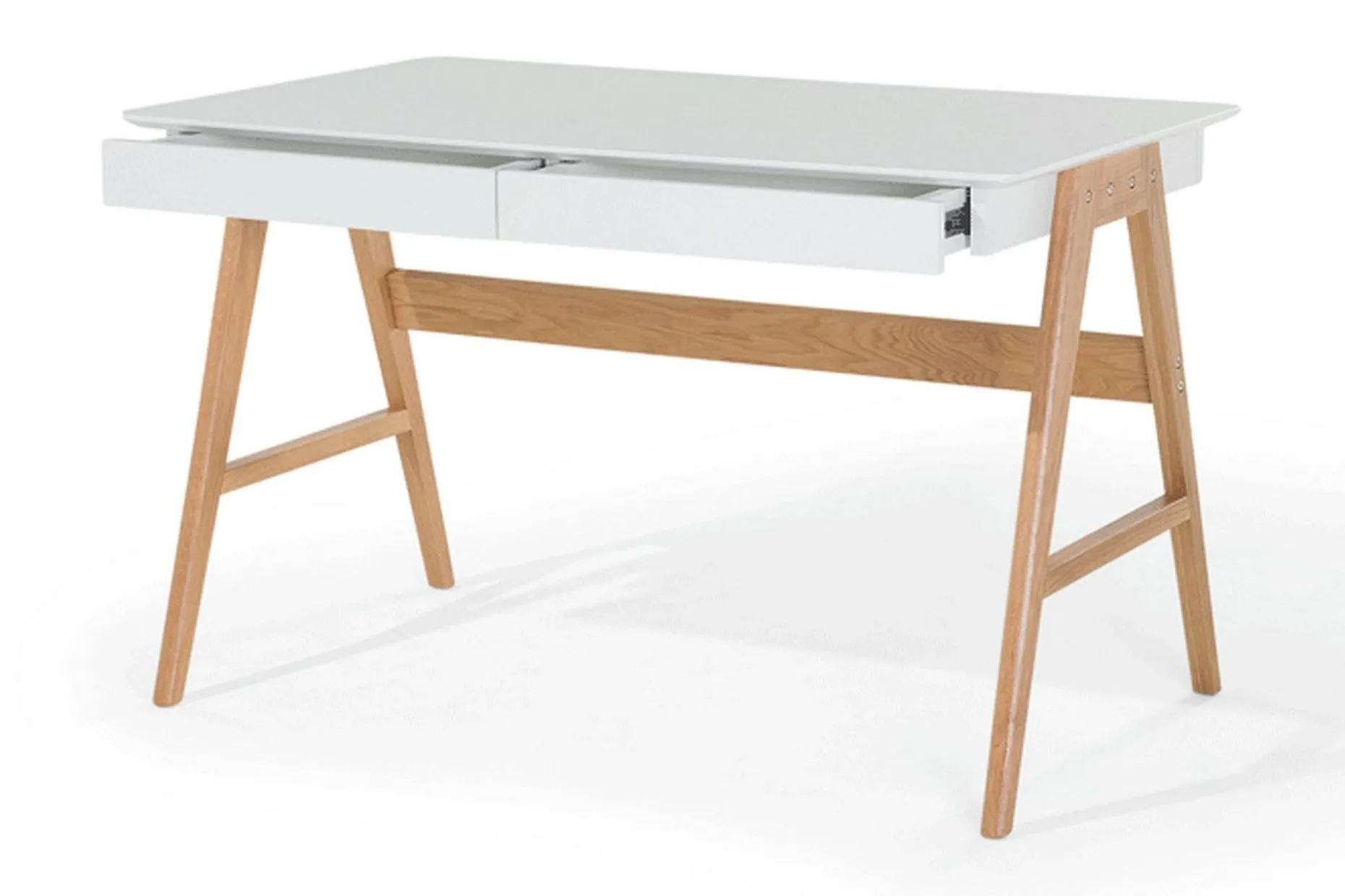 Jahnyia Skrivbord 120 cm med Förvaring 2 Lådor
