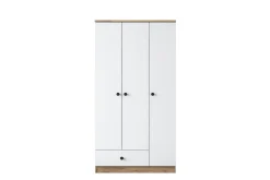 Jain Garderob 90x170 cm Brun/Vit