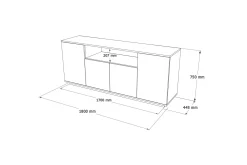 Jaivind Konsollbord 180 cm