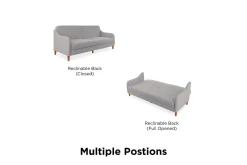 Jasper 2-sits Bäddsoffa Ljusgrå