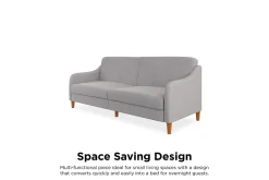 Jasper 2-sits Bäddsoffa Ljusgrå