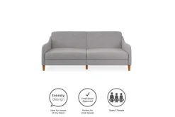 Jasper 2-sits Bäddsoffa Ljusgrå
