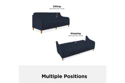 Jasper 2-sits Bäddsoffa Marinblå