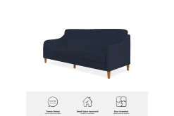 Jasper 2-sits Bäddsoffa Marinblå