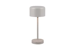 Jeff LED Bordslampa grå uppladdningsbar