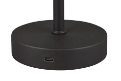 Jeff LED Bordslampa mattsvart uppladdningsbar