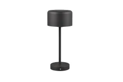 Jeff LED Bordslampa mattsvart uppladdningsbar