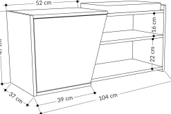 Jektvik Skoskåp 104x37 cm