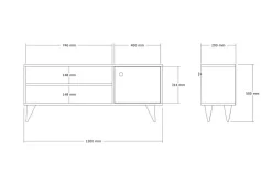 Jena Tv-bänk 120 cm
