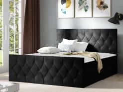 Jitendra Sängpaket Kontinentalsäng 200x200 cm med Förvaring