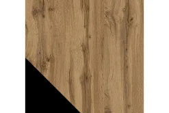 Juniskär ribbad soffbord med hyllförvaring rektangulärt- 120x57x50 Ek
