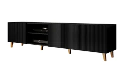 Juniskär Tv bänk med Förvaring + Hyllor 40x52x200