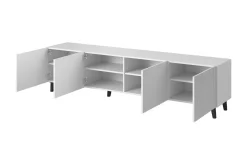 Juniskär Tv bänk med Förvaring + Hyllor 40x52x200