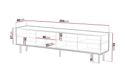 Juniskär Tv-skåp 204 cm
