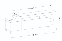 Jurukovo Tv-bänk 192 cm