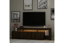 Jurukovo Tv-bänk 192x37 cm Brun