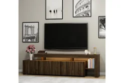 Jurukovo Tv-bänk 192x37 cm Brun