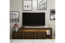 Jurukovo Tv-bänk 192x37 cm Brun