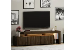 Jurukovo Tv-bänk 192x37 cm Brun