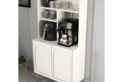 Kaffebarskåp Hazim Två Gräddfärgad / Rany