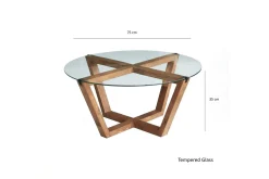 Kafrein Soffbord 75x35x75 cm