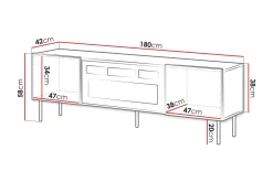 Kamta Tv-bänk 180 cm