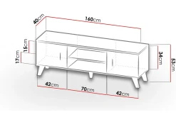 Kardos Tv-möbelset 160 cm