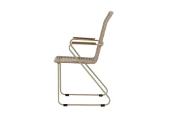 Karmstolar utomhus (med armstöd) Venture Home Bois Diningchair - Beige / Beige Rope FSC Mix Beige