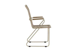 Karmstolar utomhus (med armstöd) Venture Home Bois Diningchair - Beige / Beige Rope FSC Mix Beige