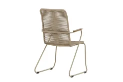 Karmstolar utomhus (med armstöd) Venture Home Bois Diningchair - Beige / Beige Rope FSC Mix Beige