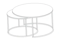 Kashiwa Soffbord 60 cm