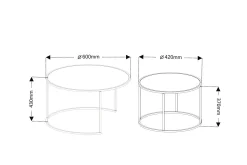 Kashiwa Soffbord 60 cm