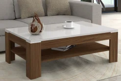 Keoisha Soffbord 120 cm med Förvaring Hylla