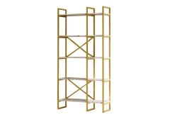 Kerakeha Bokhylla 87,5x30 cm Guld